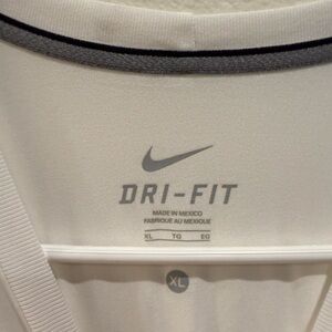 Nike Dri-FIT Gray and White Shirt
